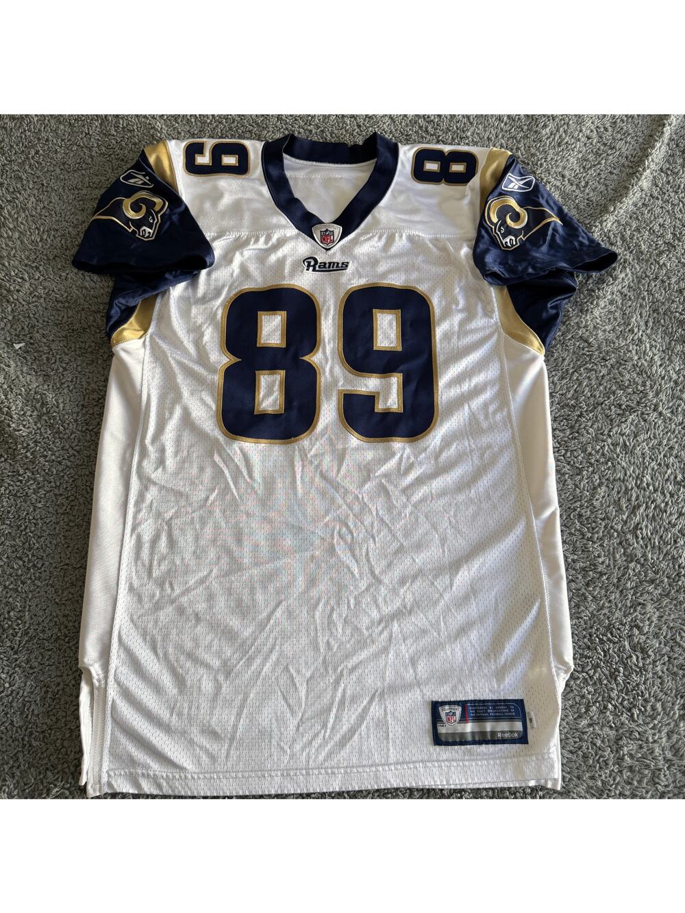 2010 Autographed Reebok Mark Clayton NFL St Louis Rams Game/Team Issue Jersey
